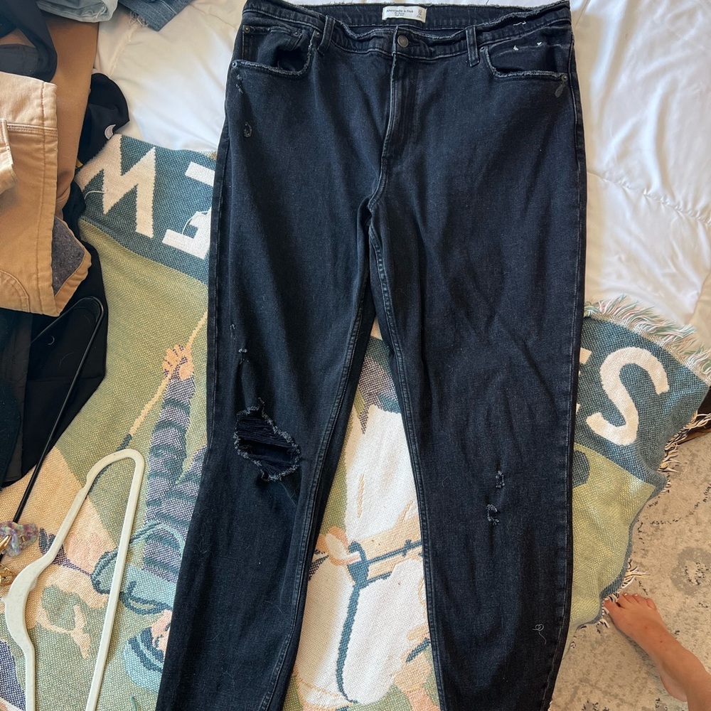 Abercrombie & Fitch Black Skinny Jeans
